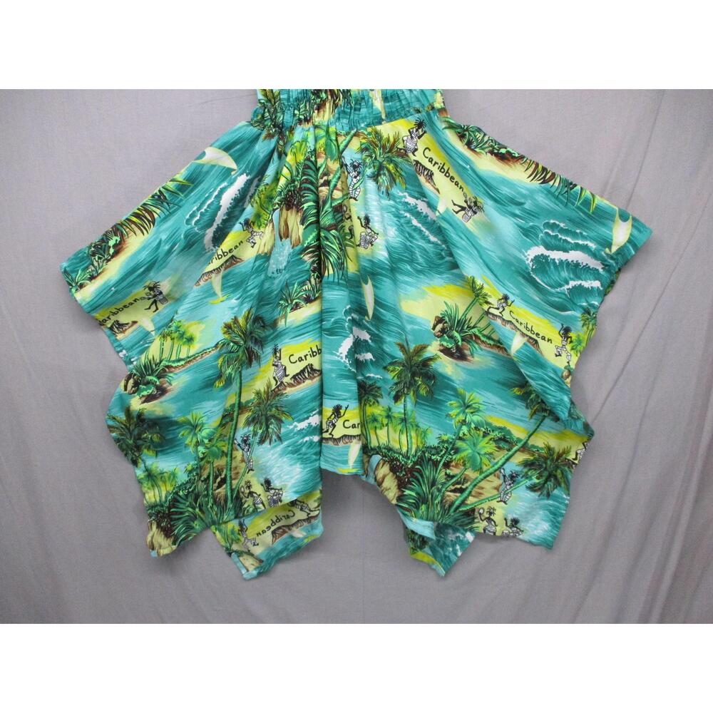 Rima Beachwear Caribbean Print Hank Hem Sundress Womens Size 6-10 YRS - Picture 3 of 11